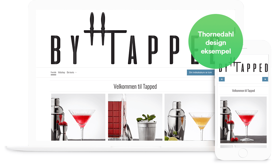 Thornedahl designpartner eksempel - Tapped