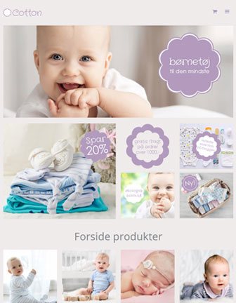 Cotton - Scannet webshop designskabelon