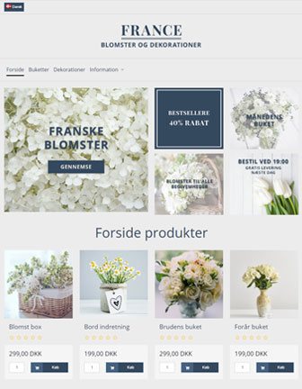 France - Scannet webshop designskabelon