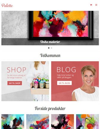 Palette - Scannet webshop designskabelon