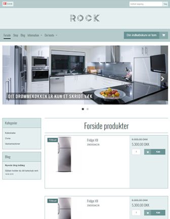 Rock - Scannet webshop designskabelon