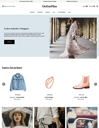 Vegas - Scannet webshop designskabelon