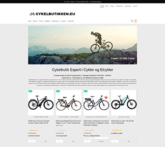 Cykelbutikken - Scannet webshop reference