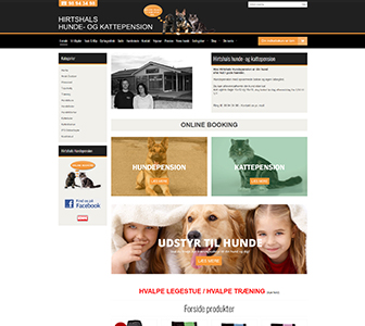 Hirtshalts Hundepension - Scannet webshop reference